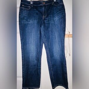 Talbot’s Women's Dark Blue Girlfriend style Jeans